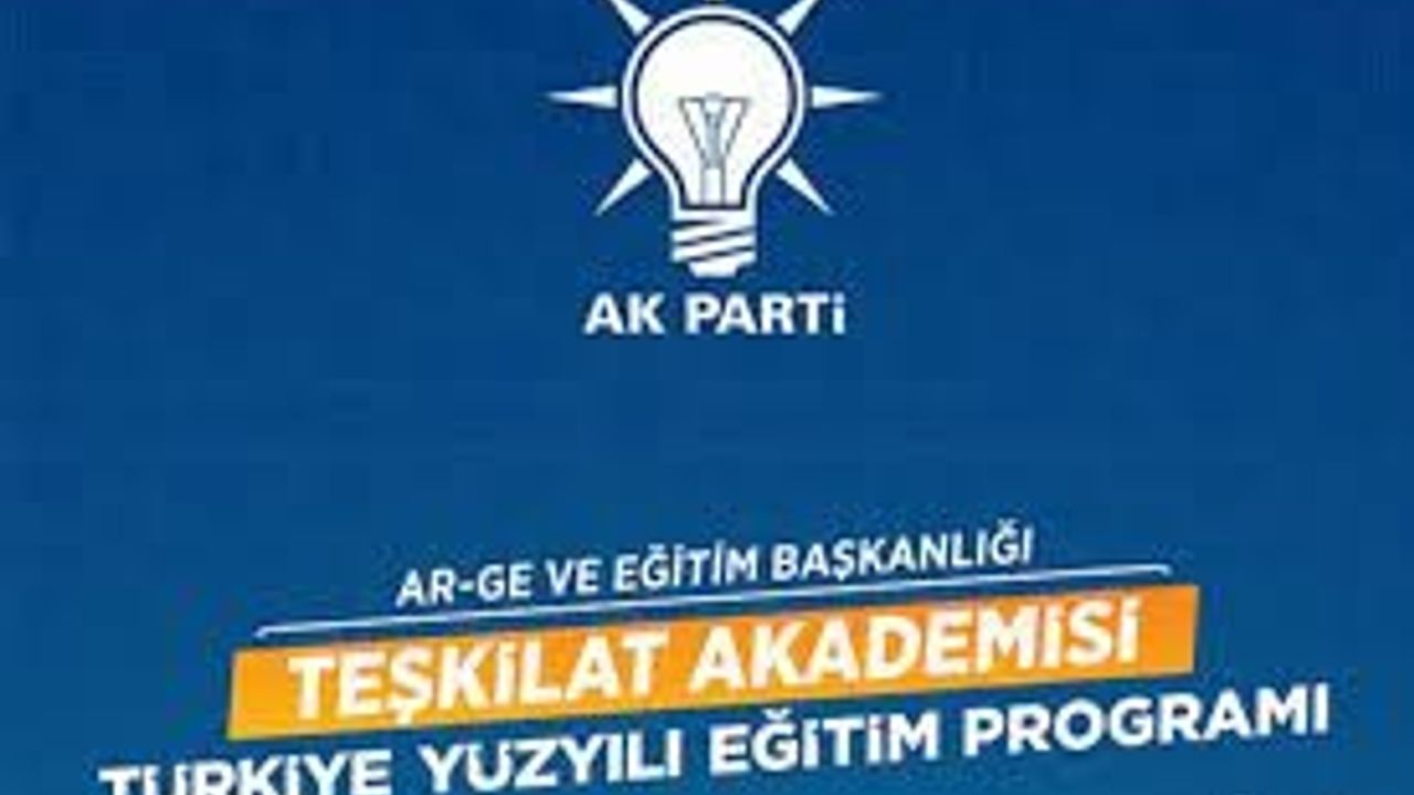 Ak Parti Teşkilat Akademisi dersleri Nevşehir'de