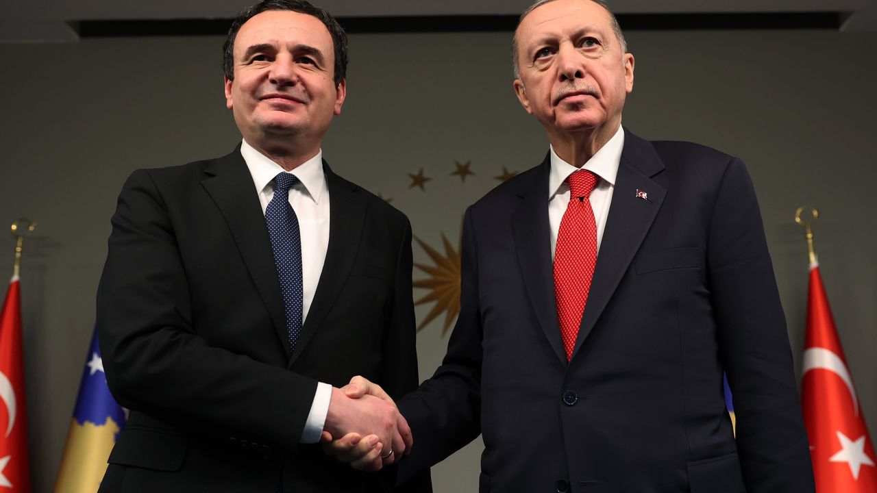 Erdoğan ile Kosova Başbakanı Kurti'nin basın toplantısı