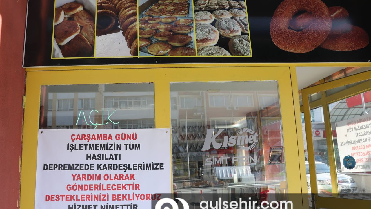 Burdur'da bir simitçi günlük hasılatını bağışladı