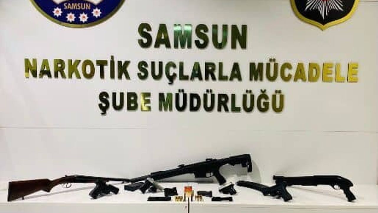 Samsun'da kaçak silah ticareti yapan kişi yakalandı