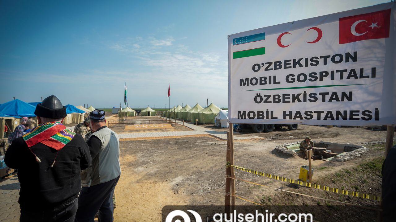 Özbek askerler sahra hastanesinde 3 bin kişiye hizmet verdi
