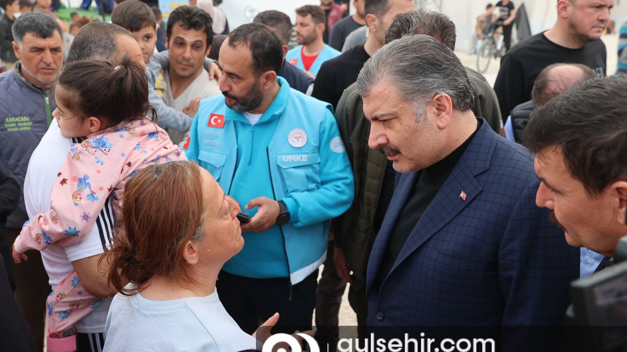 Sağlık Bakanı Fahrettin Koca, Hatay'a gitti