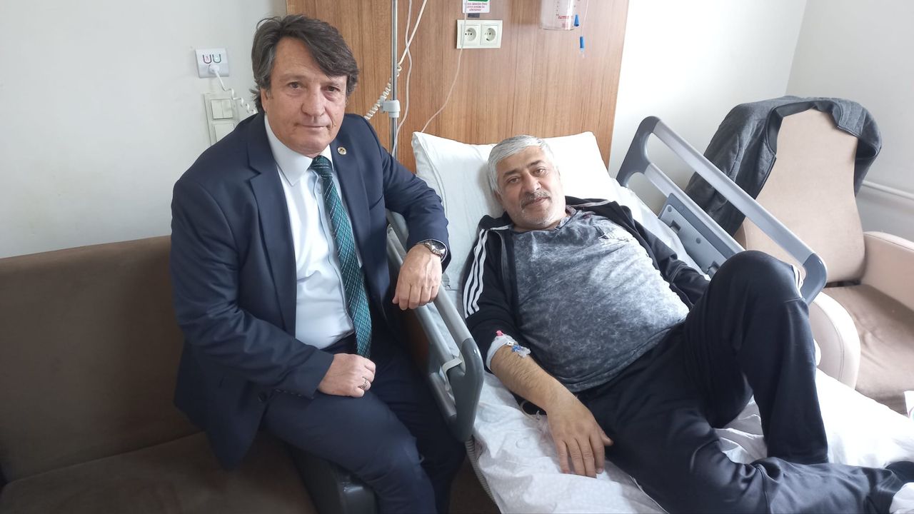 Türk Sağlık-Sen Nevşehir Şube Başkanından hasta ziyareti