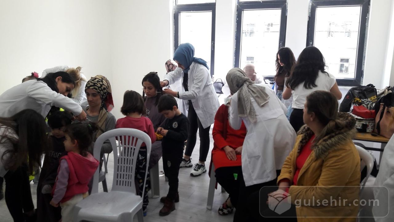 Nevşehir'de depremzedelere ücretsiz saç bakım hizmeti