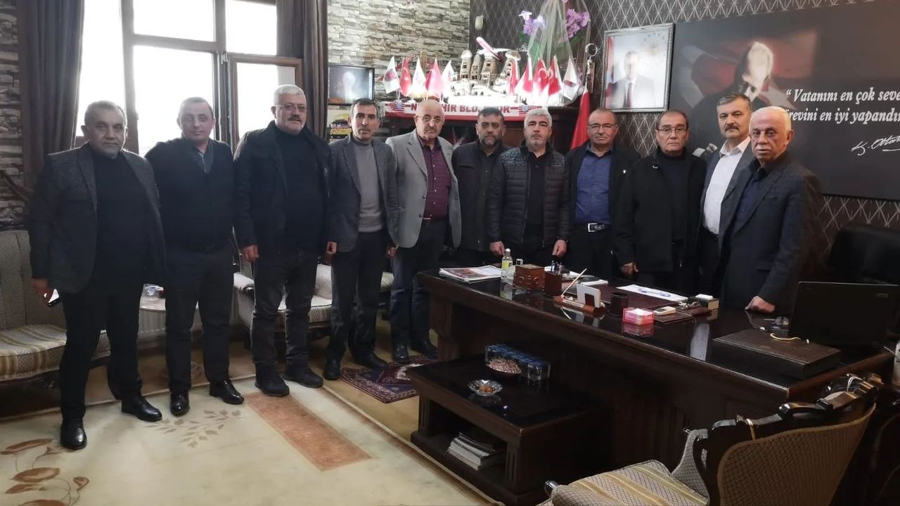 Şoförler ve Otomobilciler Başkanı Düzgün'e MHP ziyareti