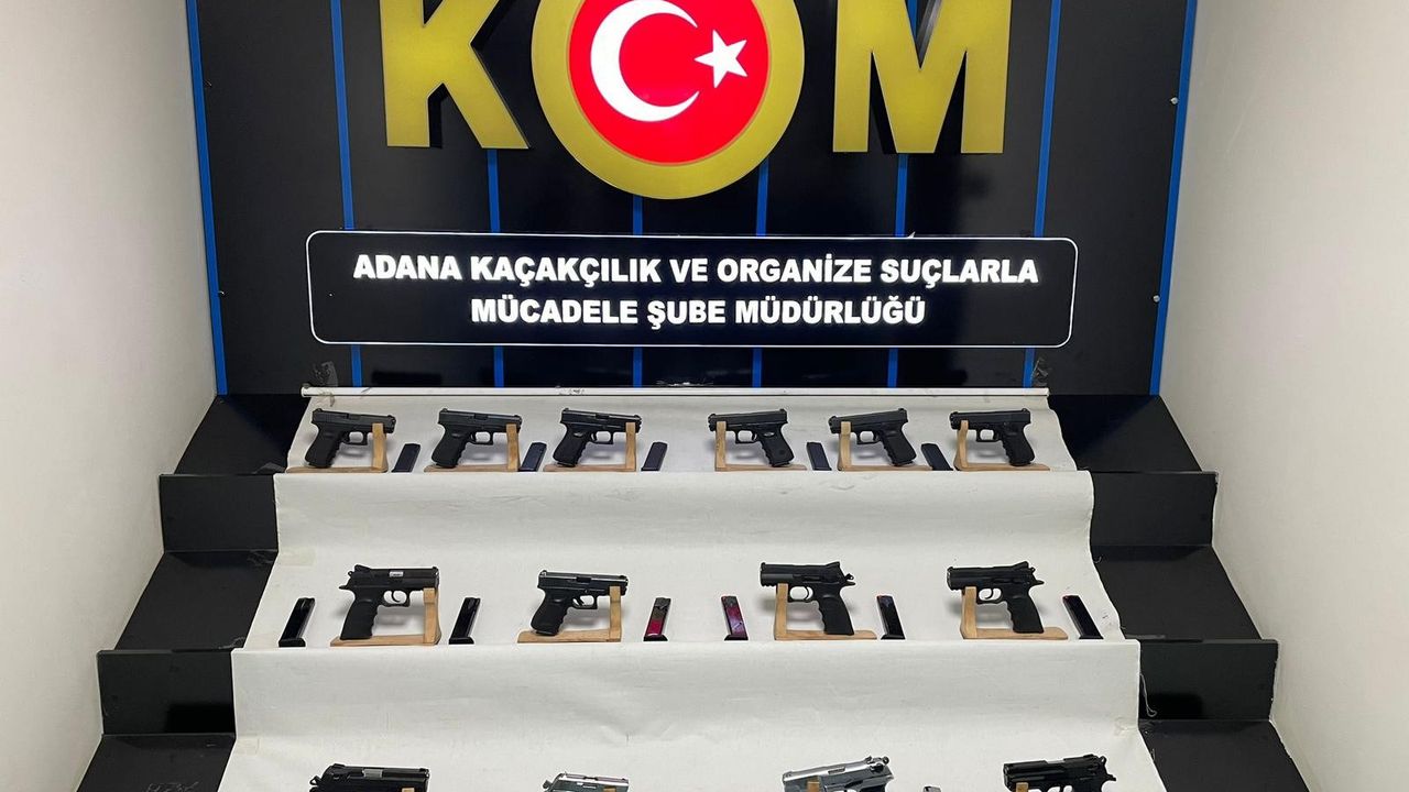 Adana'da silah kaçakçıları yakalandı