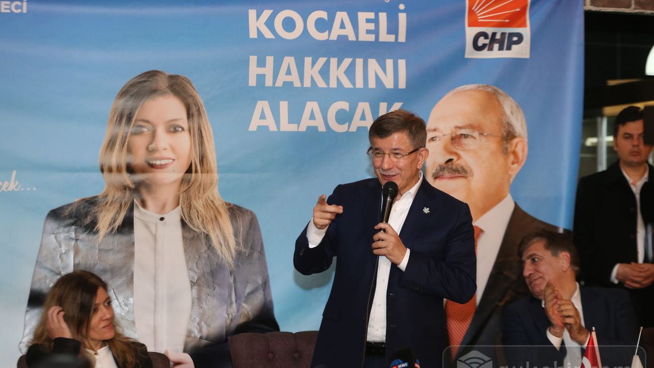 Gelecek Partisi Genel Başkanı Davutoğlu Kocaeli ziyareti