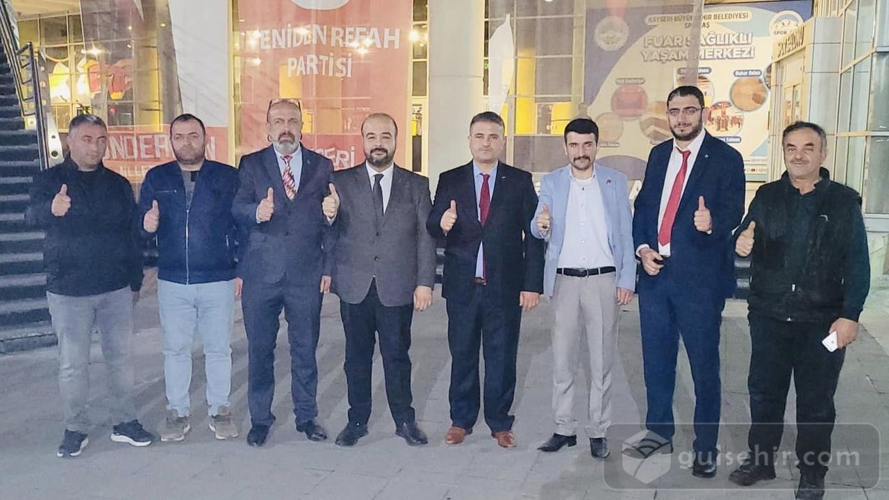 YRP Nevşehir adayları Erbakan'ın mitingine katıldı