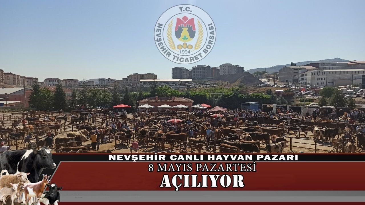 Nevşehir'de Canlı Hayvan Pazarı açılıyor