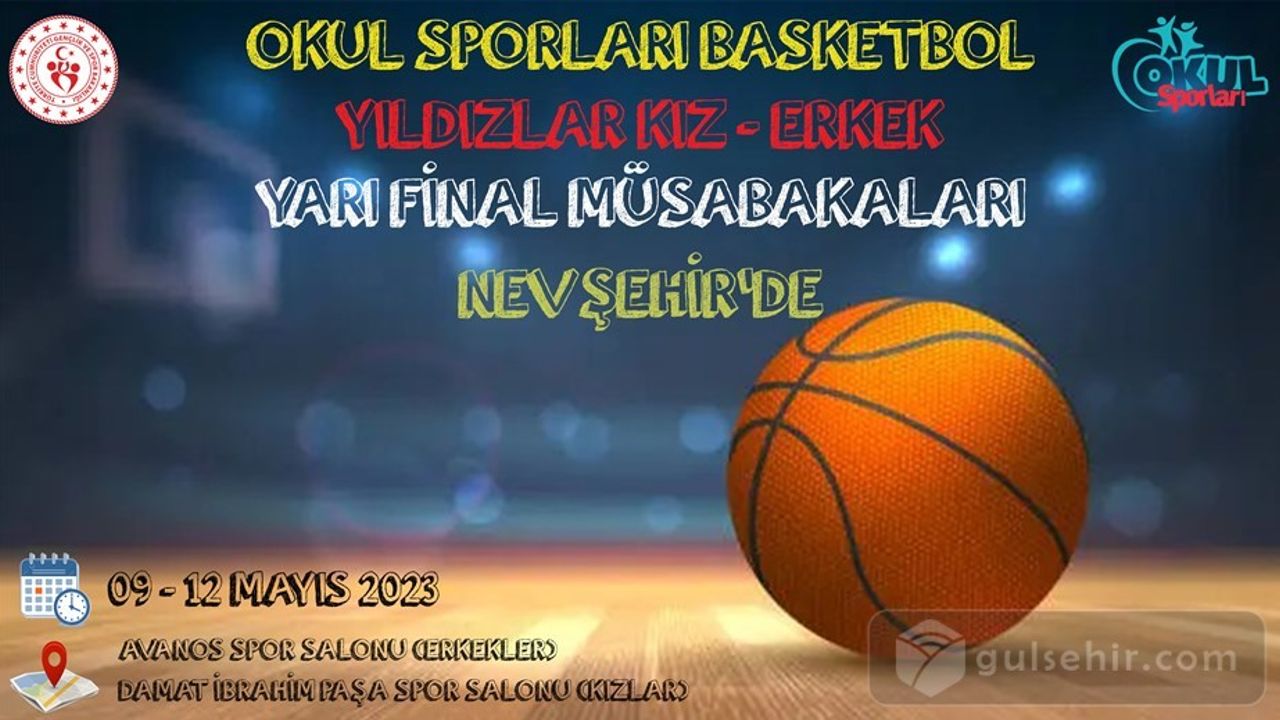 Basketbol karşılaşmaları Nevşehir ve Avanos'ta yapılacak