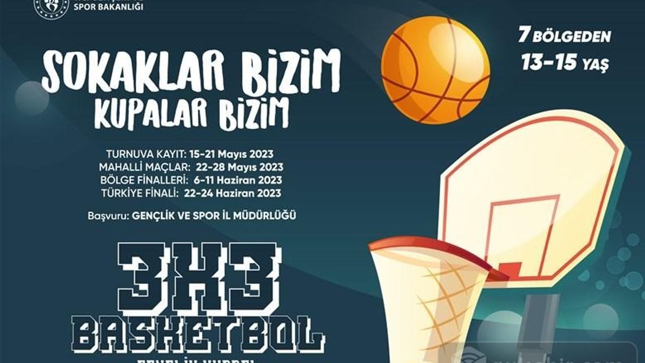 Nevşehir'de genç basketbol kupası yapılacak