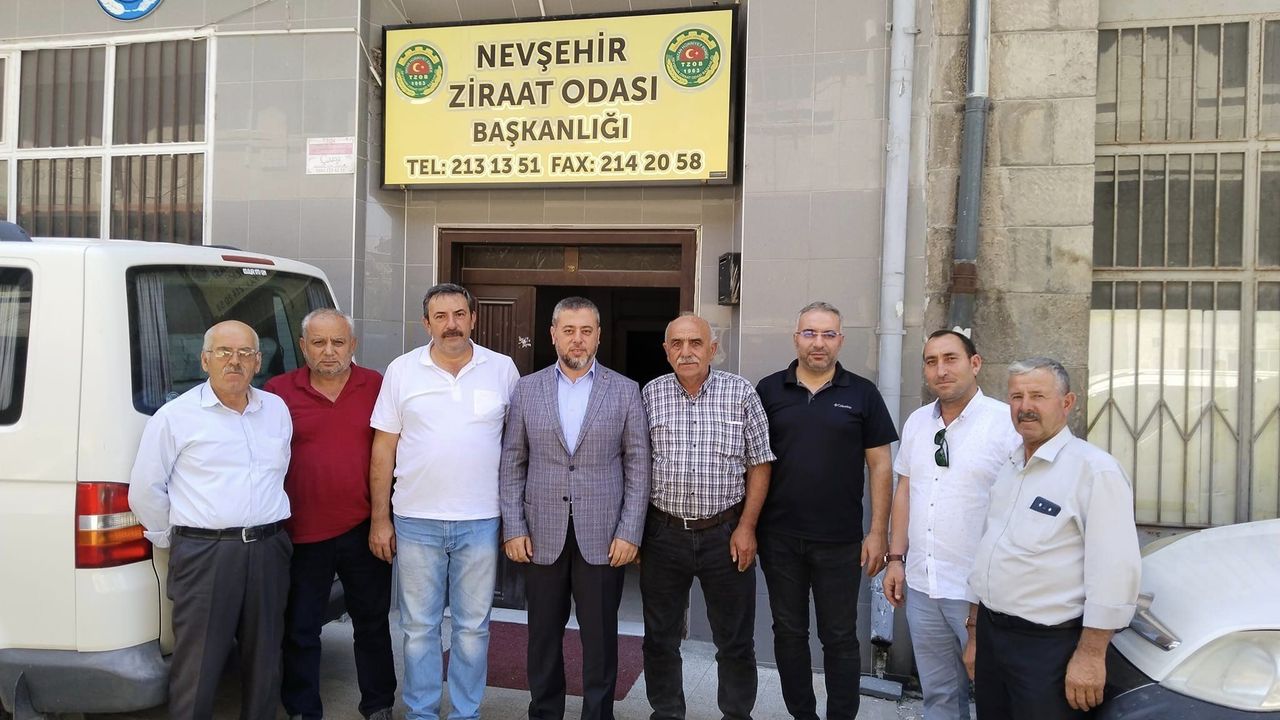 Nevşehir Milletvekili Süleyman Özgün Nevşehir Ziraat Odası Başkanlığını Ziyaret Etti