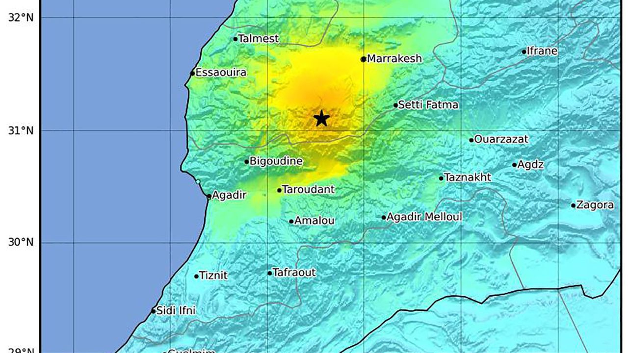 Fas'ta 7.2 Büyüklüğünde Depremde 632 Can kaybı