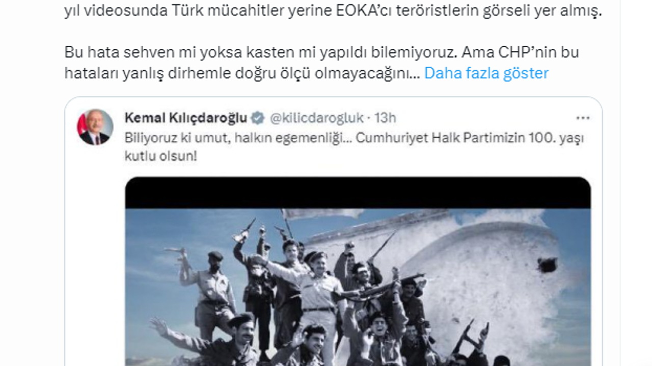 Hamza Dağ'dan Kılıçdaroğlu'nun 100. Yıl Videosuna Gönderme