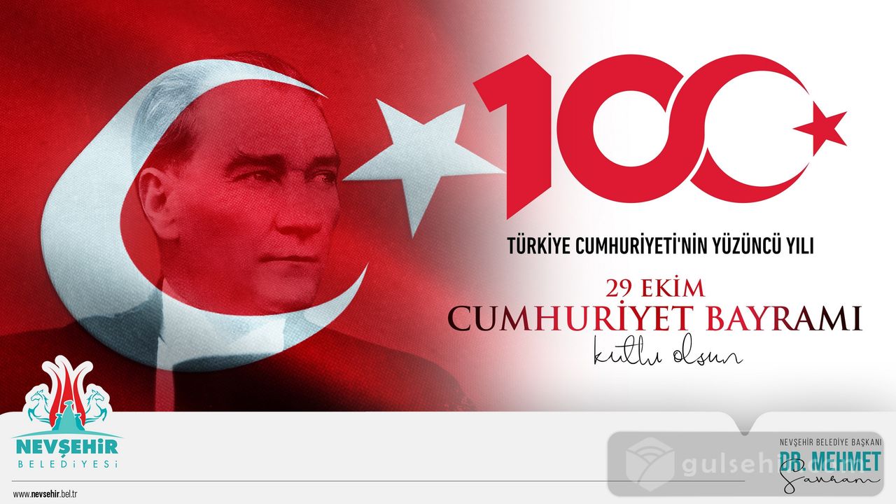 'Nevşehir Belediye Başkanı Dr. Mehmet Savrandan 100.Yıl Mesajı'