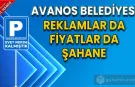 Avanos Belediyesi Ücretsiz Otopark Reklamı Sona Erdi
