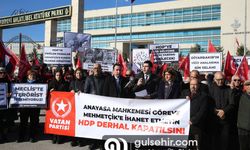 Vatan Partisi, HDP'nin kapatılması için AYM önünde nöbet eylemi başlattı
