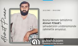 Bosna şehidimiz Ahmet Pınar'ı rahmetle anıyoruz 