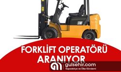 Forklift ehliyeti olan deneyimli elemanlar aranıyor