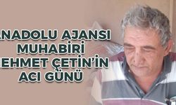 AA Muhabiri Mehmet Çetin'in acı günü