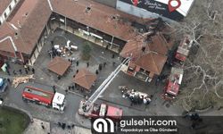 Bursa'da ahşap iş yerlerinin bulunduğu çarşıda çıkan yangın kontrol altına alındı
