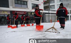 Nevşehir'de kar hayatı olumsuz etkiliyor