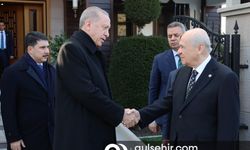 Erdoğan Bahçeli'yi evinde ziyaret etti