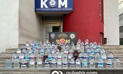 Adana'daki operasyonda 565 litre sahte içki ele geçirildi