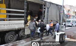 Nevşehir'in ilçelerinden deprem bölgelerine yardım