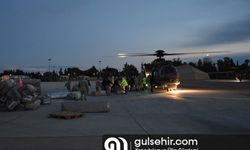 İncirlik Üssü'nden depremzedelere helikopterle malzeme