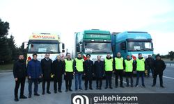 Azerbaycan'dan Türkiye'ye 20 tır insani yardım