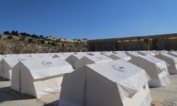 Şanlıurfa'da çadırlar kuruluyor