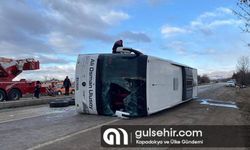 Kastamonu'da yolcu otobüsü devrildi, 30 yaralı