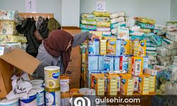 Van'da depremzedelere ücretsiz market