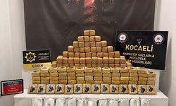 Kocaeli'de bir tırda samanlar arasında 99 kilo eroin bulundu
