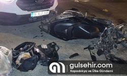 Bursa'da kamyonetle motosiklet çarpıştı, 2 kişi yaralandı