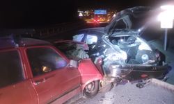 Aydın’da iki otomobil çarpıştı, 5 kişi yaralandı