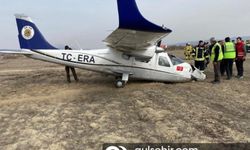 Isparta'da eğitim uçağının havadayken motoru bozuldu