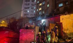 İstanbul Kağıthane'de gecekonduda yangın çıktı
