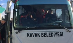 Kavak'tan Sırbistan arama kurtarma ekiplerine otobüs tahsisi