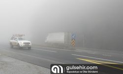 Bolu Dağı'nda sis görüş mesafesini kısalttı