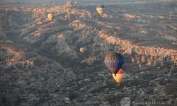 Balonlar diyarı Kapadokya'da 11 bin kişi gökyüzünü izledi