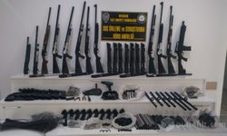 Konya'da silah kaçakçılığı operasyonu, birçok silah bulundu
