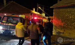 Konya'nın Derebucak ilçesinde bir evde yangın çıktı