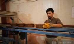 Avanos'taki çömlekçi, ürünlerini ihraç ediyor