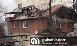 Sakarya'da iki katlı bir evde yangın çıktı