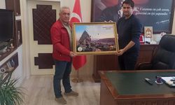 Göreme Belediye Başkanı'ndan Hacıbektaş Kaymakamına ziyaret