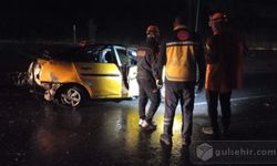 Zonguldak'ta taksi takla attı, 1 kişi öldü