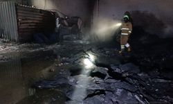 Şırnak'ta fabrikada yangın çıktı
