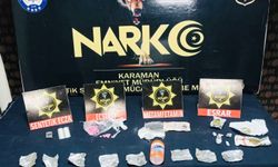Karaman'da uyuşturucu operasyonu, 3 tutuklu